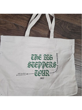 Kendrick Lamar The Big Steppers Tour Tote Bag One Size Beige Green